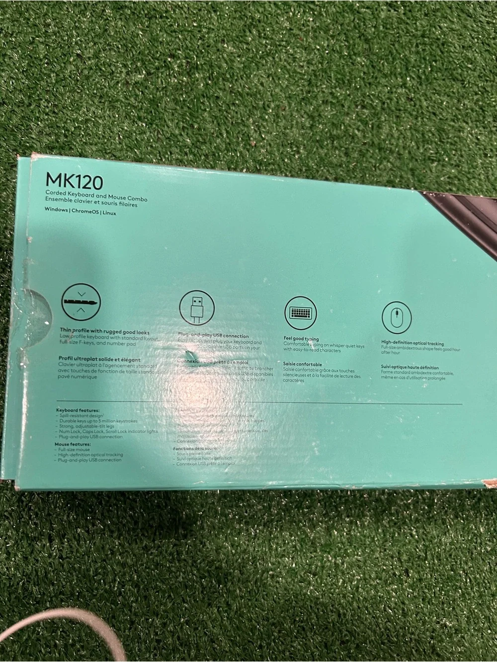 Logitech MK120 Wired Keyboard & Mouse Combo